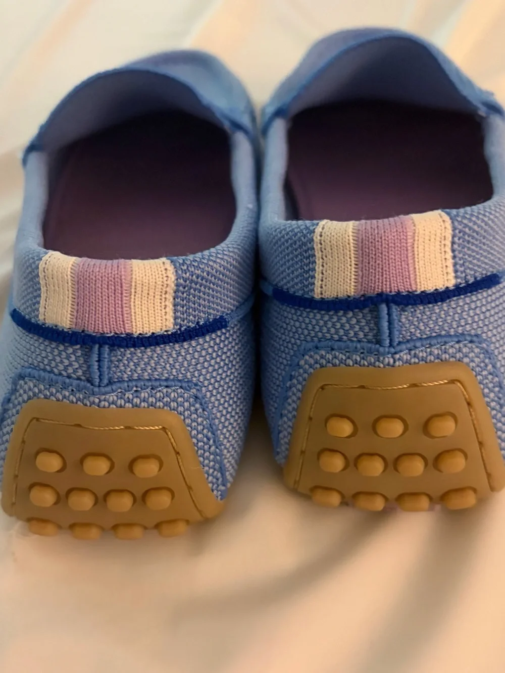 Rothy's Women's Periwinkle Knit Penny Loafers